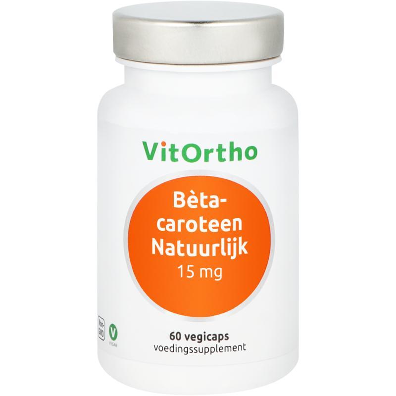 Beta-caroteen natuurlijk 15mgVitamine enkel8717056143279