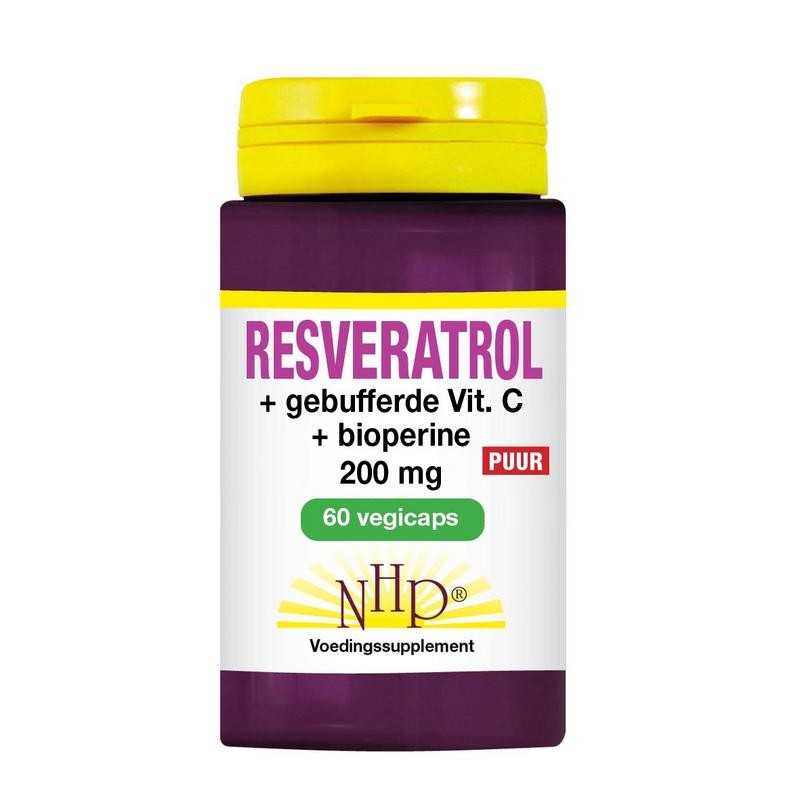 Resveratrol 200mg/Vitamine C/Bioperine puurOverig gezondheidsproducten8718591426483