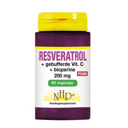 Resveratrol 200mg/Vitamine C/Bioperine puurOverig gezondheidsproducten8718591426483