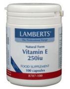 Vitamine E 250IE natuurlijkVitamine enkel5055148400033