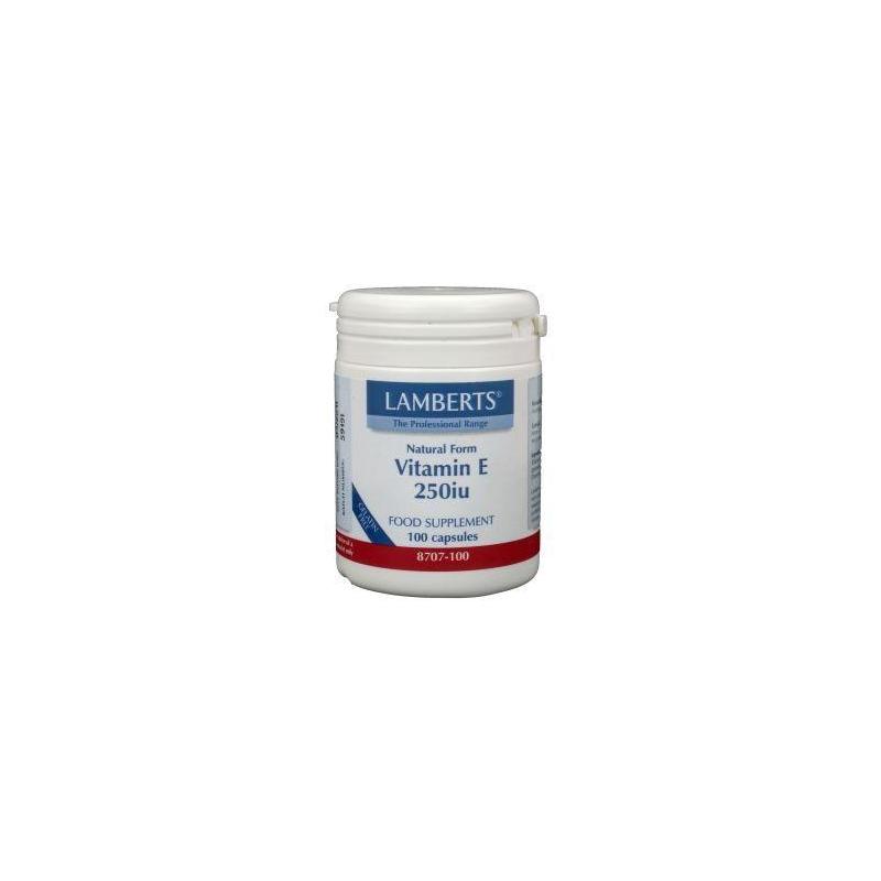 Vitamine E 250IE natuurlijkVitamine enkel5055148400033