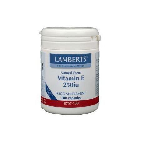 Vitamine E 250IE natuurlijkVitamine enkel5055148400033