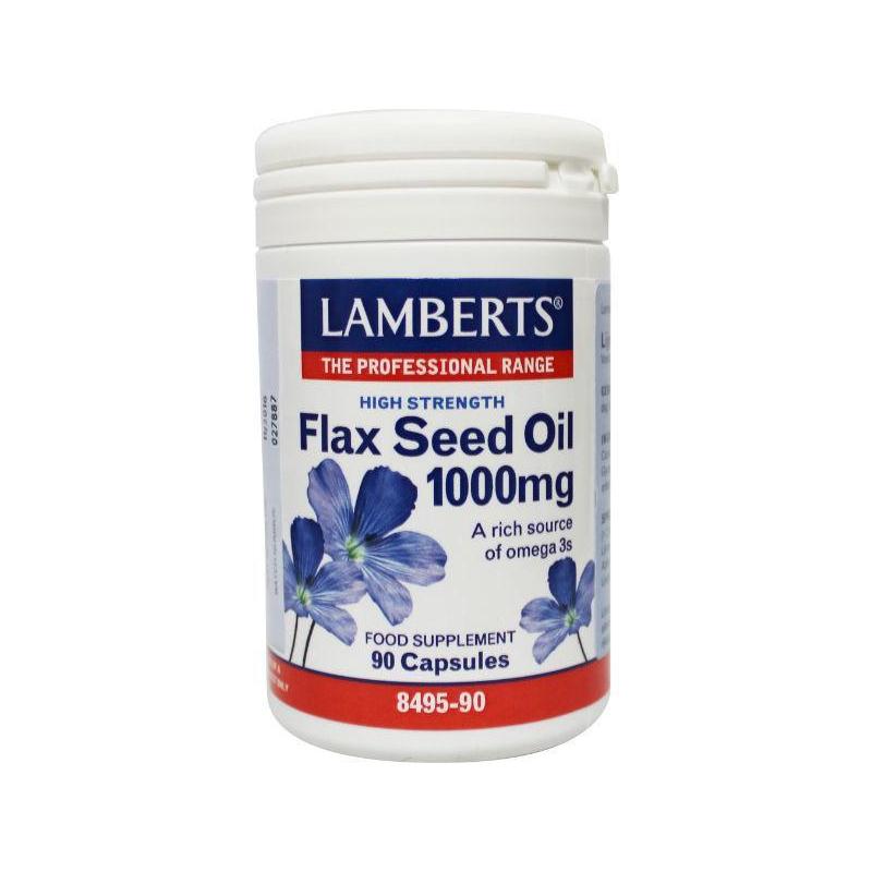 Lijnzaadolie (flaxseed oil) 1000mgVetzuren5055148402396