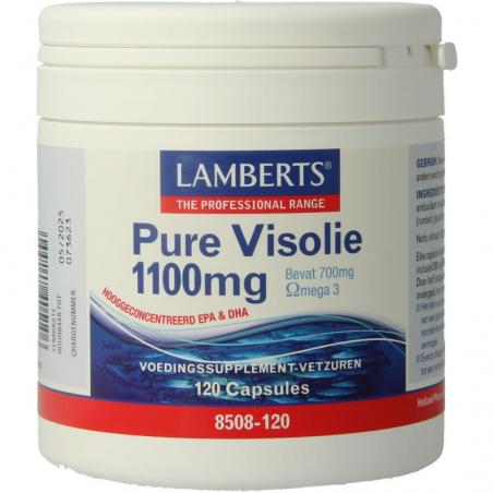 Pure visolie 1100mg omega 3Vetzuren5055148405106