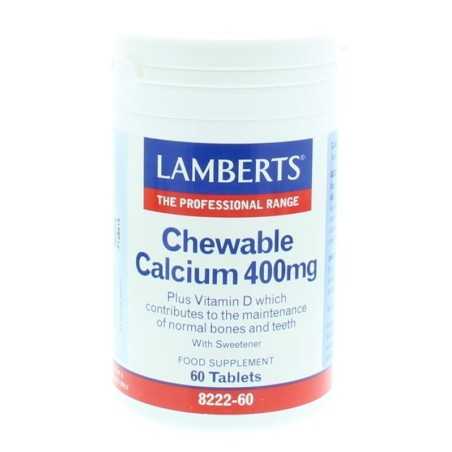 Calcium 400mg kauwtabletten + Vit. D en FosMineralen enkel5055148401733