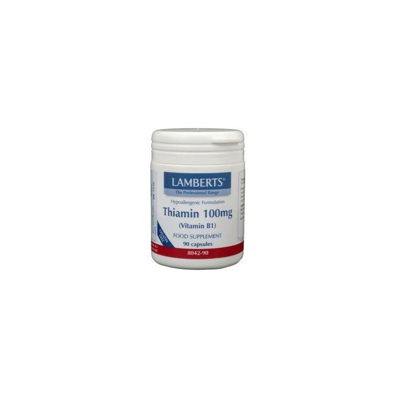 Vitamine B1 100mg (thiamine)Vitamine enkel5055148401757