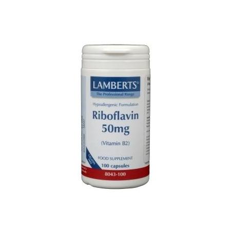 Vitamine B2 50mg (riboflavine)Vitamine enkel5055148401542