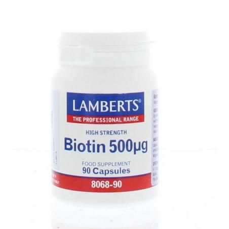 Vitamine B8 500mcg (biotine)Vitamine enkel5055148401610