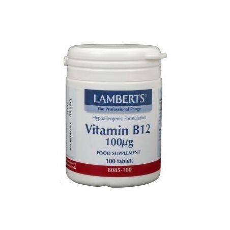 Vitamine B12 100mcgVitamine enkel5055148401825