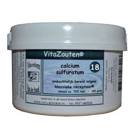 Calcium sulfuratum VitaZout nr. 18Schusslerzouten8718885283181