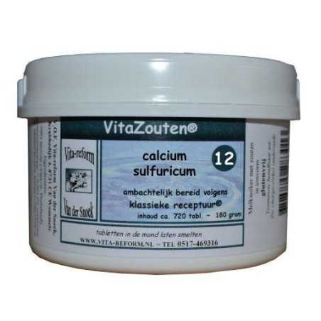 Calcium sulfuricum VitaZout nr. 12Schusslerzouten8718885283129