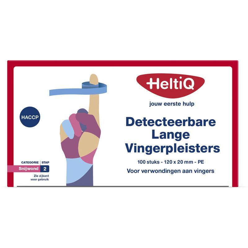 Detect vingerpleister lang PE 120 x 20mmPleisters8717484005101