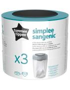 Simplee sangenic cassettes x3Baby/peuter luiers en doekjes5010415703354