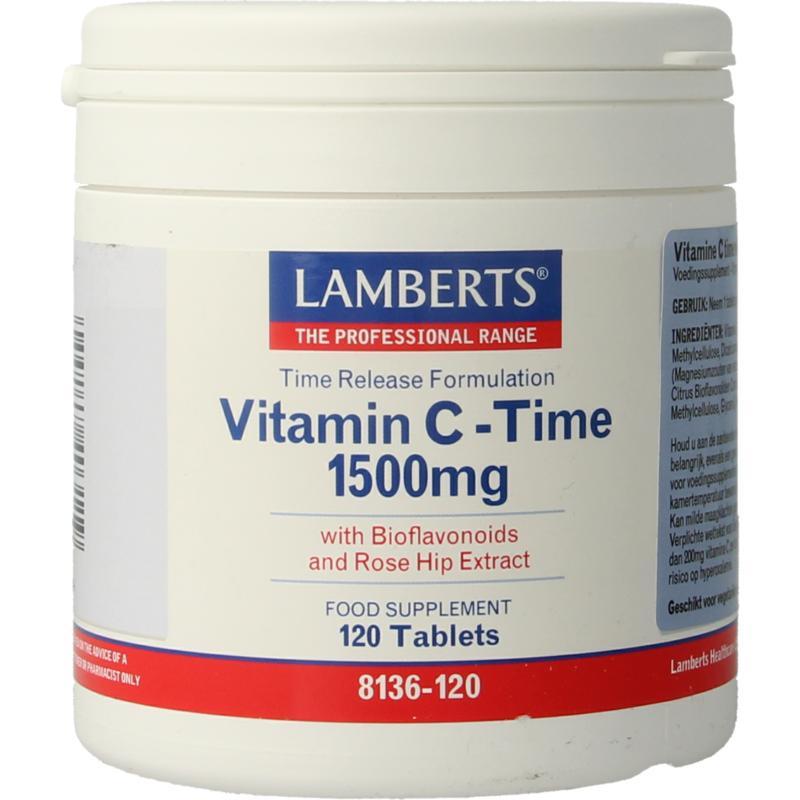 Vitamine C 1500 Time release & bioflavonoidenVitamine enkel5055148403119