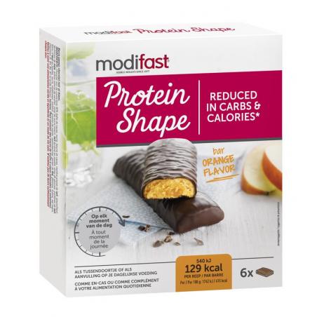 Protein shape reep choco/sinaasappel 6 x 31 gramSlank/dieet maaltijdvervangers5410063003064