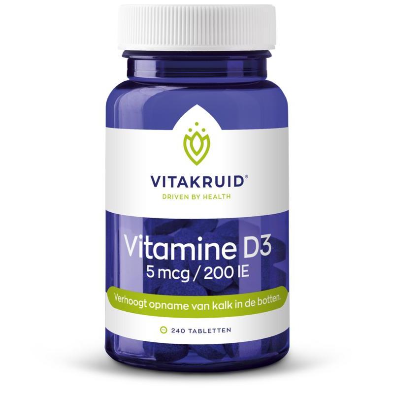 Vitamine D3 5 mcg / 200 IEOverig vitaminen/mineralen8717438690131