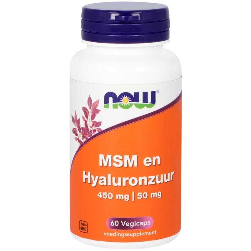 MSM 450 mg en Hyaluronzuur 50 mgOverig gezondheidsproducten733739101600