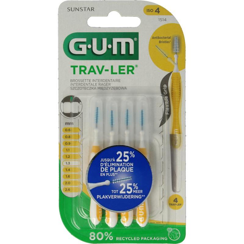 Trav-ler rager 1.3mm (geel)Mondhygiëne070942915144